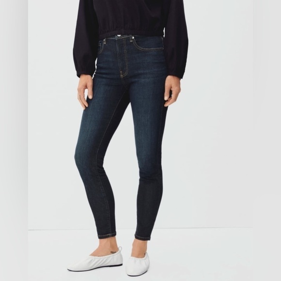 Everlane The Authentic Stretch High-Rise Skinny Size 26 - Picture 1 of 9